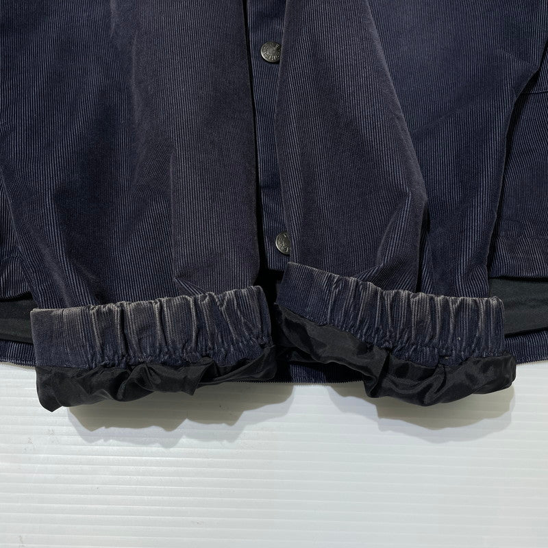 【中古品】【メンズ】 Supreme シュプリーム × THE NORTH FACE ザ・ノースフェイス 別注 コラボ 12AW CORDUROY MOUNTAIN SHELL JACKET NP01250 コーデュロイ マウンテン シェル ジャケット ライトアウター 149-260404-yo-16-tei サイズ：M カラー：ネイビー 万代Net店