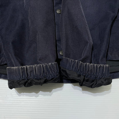 【中古品】【メンズ】 Supreme シュプリーム × THE NORTH FACE ザ・ノースフェイス 別注 コラボ 12AW CORDUROY MOUNTAIN SHELL JACKET NP01250 コーデュロイ マウンテン シェル ジャケット ライトアウター 149-260404-yo-16-tei サイズ：M カラー：ネイビー 万代Net店