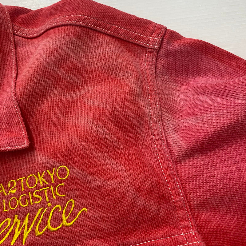 【中古品】【メンズ】 SWJP エスダブリュージェーピー PIQUE TRACKER JACKET SW-25FW-001 ピケ トラッカー ジャケット ライトアウター 142-260327-ks-02-tei サイズ：XL カラー：レッド 万代Net店