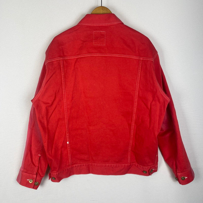 【中古品】【メンズ】 SWJP エスダブリュージェーピー PIQUE TRACKER JACKET SW-25FW-001 ピケ トラッカー ジャケット ライトアウター 142-260327-ks-02-tei サイズ：XL カラー：レッド 万代Net店