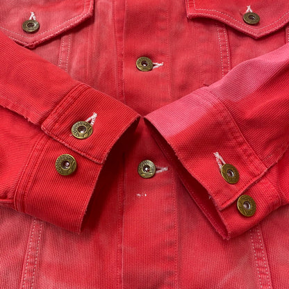 【中古品】【メンズ】 SWJP エスダブリュージェーピー PIQUE TRACKER JACKET SW-25FW-001 ピケ トラッカー ジャケット ライトアウター 142-260327-ks-02-tei サイズ：XL カラー：レッド 万代Net店