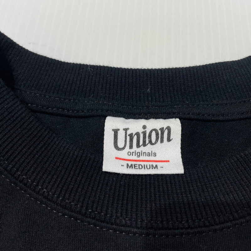 【中古品】【メンズ】 UNION ユニオン 100％ STREET TEE U212011 100％ ストリート Tシャツ 半袖 トップス 142-260723-sa-05-tei サイズ：M カラー：ブラック 万代Net店