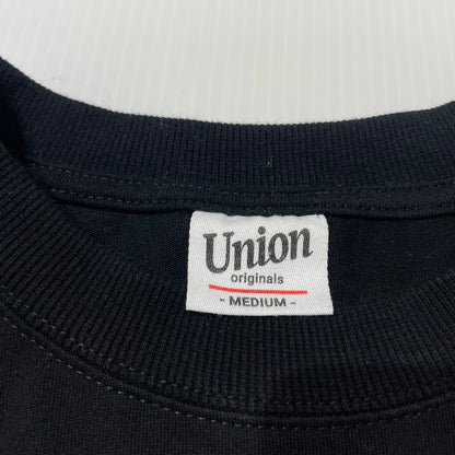 【中古品】【メンズ】 UNION ユニオン 100％ STREET TEE U212011 100％ ストリート Tシャツ 半袖 トップス 142-260723-sa-05-tei サイズ：M カラー：ブラック 万代Net店