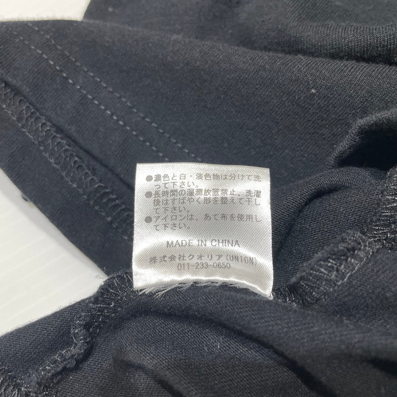 【中古品】【メンズ】 UNION ユニオン 100％ STREET TEE U212011 100％ ストリート Tシャツ 半袖 トップス 142-260723-sa-05-tei サイズ：M カラー：ブラック 万代Net店
