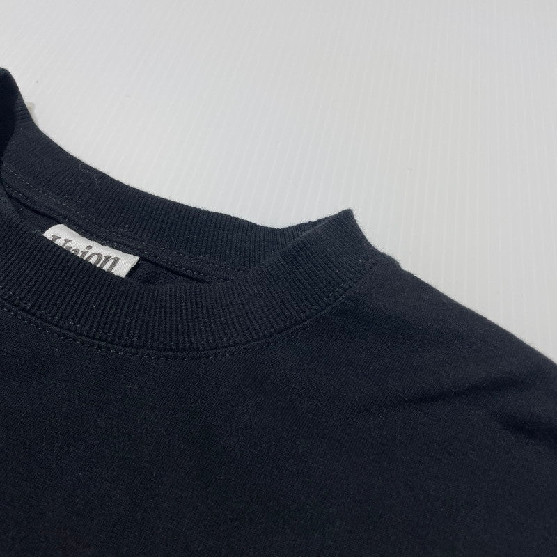 【中古品】【メンズ】 UNION ユニオン 100％ STREET TEE U212011 100％ ストリート Tシャツ 半袖 トップス 142-260723-sa-05-tei サイズ：M カラー：ブラック 万代Net店