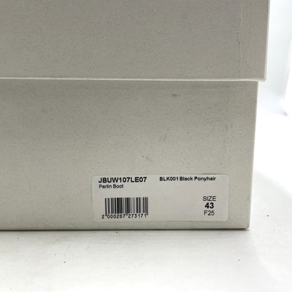 【中古品】【メンズ】 _J.L-A.L_ ジェイラル 25AW PERLIN BOOT JBUW107LE07 パーリン ブーツ 靴 シューズ 164-260415-yo-08-tei サイズ：43 カラー：Black Ponyhair 万代Net店