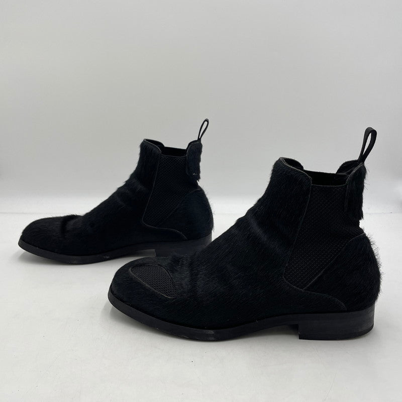 【中古品】【メンズ】 _J.L-A.L_ ジェイラル 25AW PERLIN BOOT JBUW107LE07 パーリン ブーツ 靴 シューズ 164-260415-yo-08-tei サイズ：43 カラー：Black Ponyhair 万代Net店