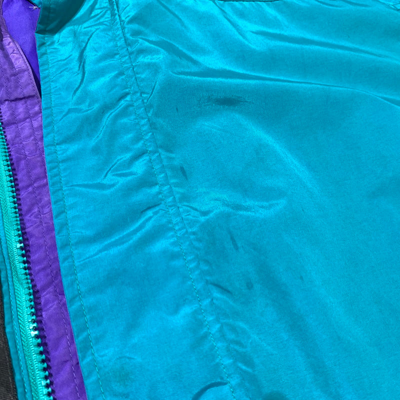 【現状渡し品】【メンズ】 Columbia コロンビア 90's BUGABOO JACKET 90年代 ガバブー ジャケット アウター ナイロンジャケット 144-260330-ko-03-tei サイズ：L カラー：グリーン系 万代Net店