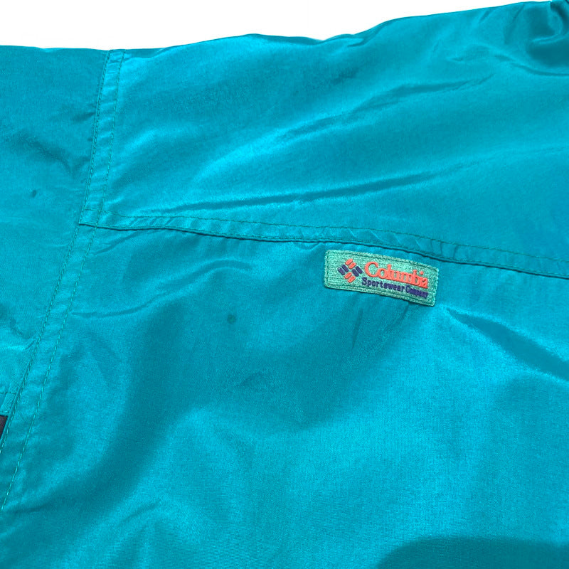 【現状渡し品】【メンズ】 Columbia コロンビア 90's BUGABOO JACKET 90年代 ガバブー ジャケット アウター ナイロンジャケット 144-260330-ko-03-tei サイズ：L カラー：グリーン系 万代Net店