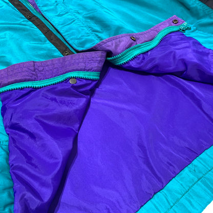 【現状渡し品】【メンズ】 Columbia コロンビア 90's BUGABOO JACKET 90年代 ガバブー ジャケット アウター ナイロンジャケット 144-260330-ko-03-tei サイズ：L カラー：グリーン系 万代Net店