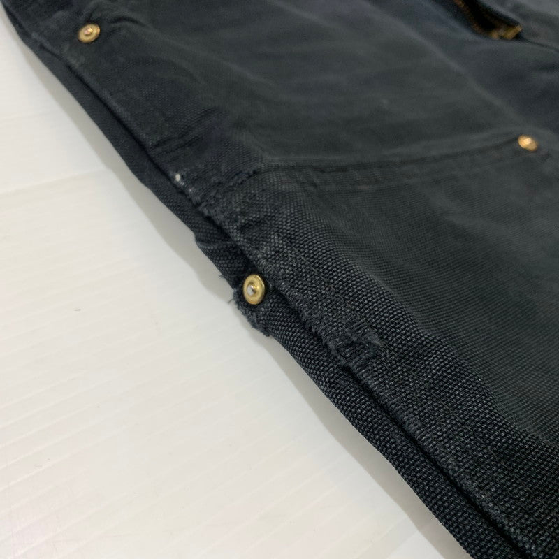 【現状渡し品】【メンズ】 Carhartt カーハート DOUBLE KNEE PANTS ダブルニーパンツ ボトムス ワークパンツ 156-260331-ko-18-tei サイズ：不明 カラー：ブラック 万代Net店