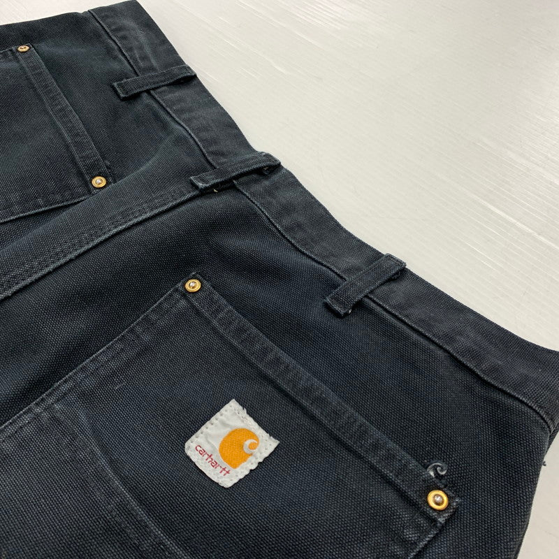 【現状渡し品】【メンズ】 Carhartt カーハート DOUBLE KNEE PANTS ダブルニーパンツ ボトムス ワークパンツ 156-260331-ko-18-tei サイズ：不明 カラー：ブラック 万代Net店