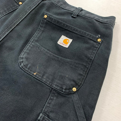 【現状渡し品】【メンズ】 Carhartt カーハート DOUBLE KNEE PANTS ダブルニーパンツ ボトムス ワークパンツ 156-260331-ko-18-tei サイズ：不明 カラー：ブラック 万代Net店