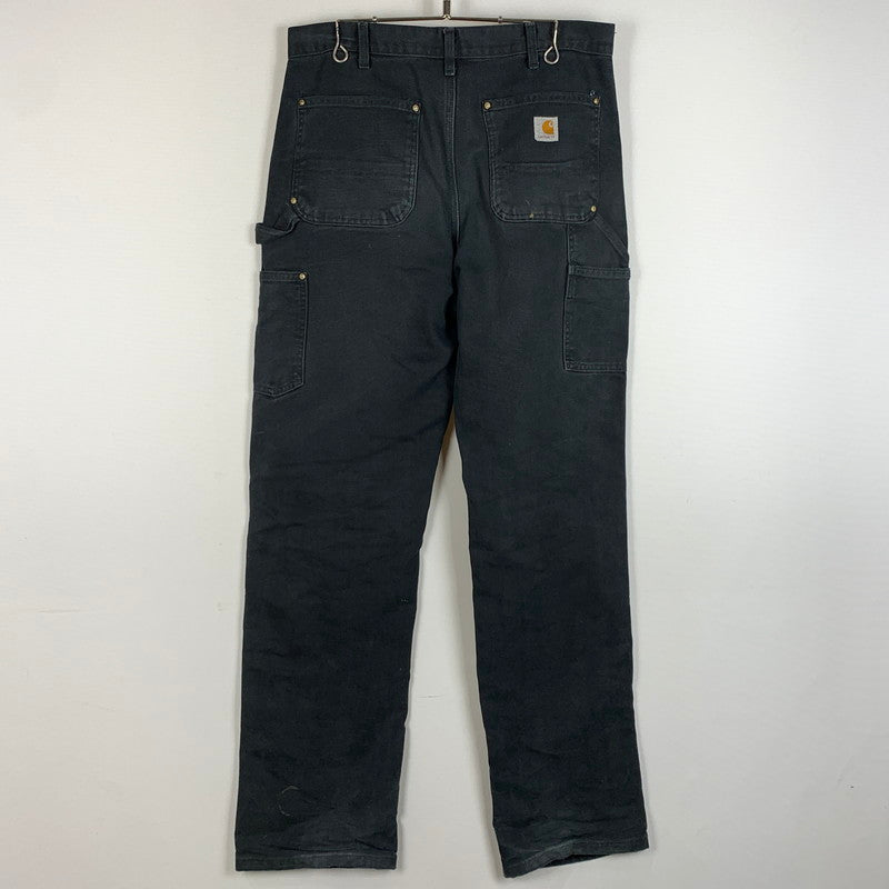 【現状渡し品】【メンズ】 Carhartt カーハート DOUBLE KNEE PANTS ダブルニーパンツ ボトムス ワークパンツ 156-260331-ko-18-tei サイズ：不明 カラー：ブラック 万代Net店