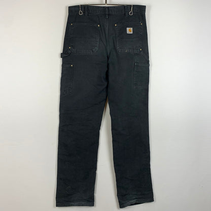 【現状渡し品】【メンズ】 Carhartt カーハート DOUBLE KNEE PANTS ダブルニーパンツ ボトムス ワークパンツ 156-260331-ko-18-tei サイズ：不明 カラー：ブラック 万代Net店