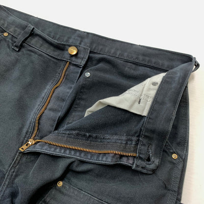 【現状渡し品】【メンズ】 Carhartt カーハート DOUBLE KNEE PANTS ダブルニーパンツ ボトムス ワークパンツ 156-260331-ko-18-tei サイズ：不明 カラー：ブラック 万代Net店