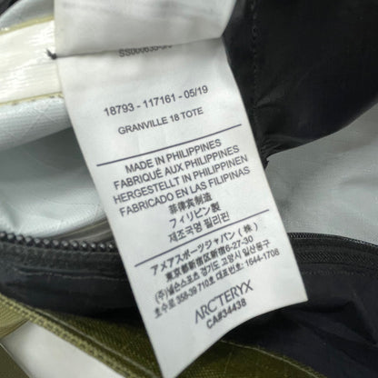 【中古品】【メンズ】 ARC'TERYX アークテリクス 18793 GRANVILLE 18 TOTE グランヴィル 18トート カバン バッグ 188-260809-nm-51-tei カラー：グリーン/カーキ系 万代Net店