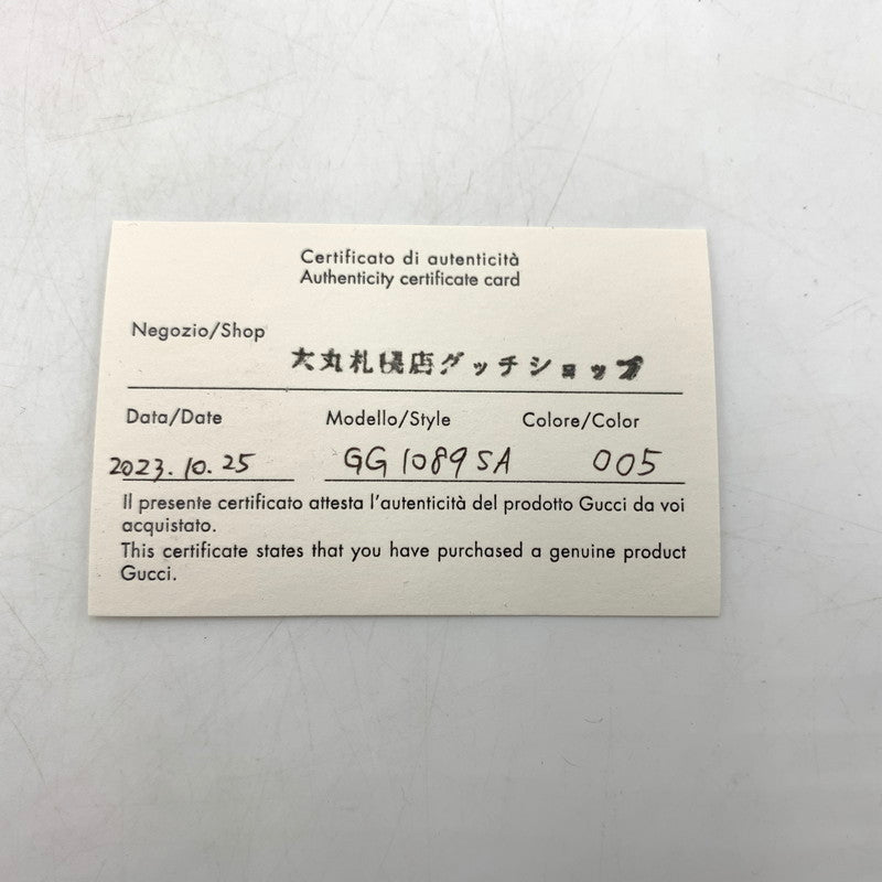 【中古品】【メンズ】 GUCCI グッチ SUNGLASSES GG1089SA-005 サングラス アクセサリー アイウェア チェーンホール 203-260404-ko-06-tei サイズ：61□15-145 カラー：ゴールド 万代Net店