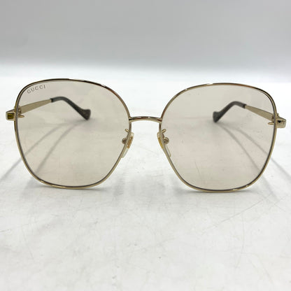 【中古品】【メンズ】 GUCCI グッチ SUNGLASSES GG1089SA-005 サングラス アクセサリー アイウェア チェーンホール 203-260404-ko-06-tei サイズ：61□15-145 カラー：ゴールド 万代Net店