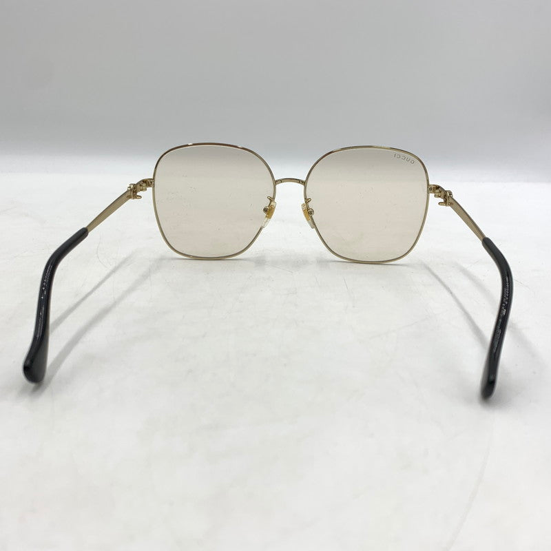 【中古品】【メンズ】 GUCCI グッチ SUNGLASSES GG1089SA-005 サングラス アクセサリー アイウェア チェーンホール 203-260404-ko-06-tei サイズ：61□15-145 カラー：ゴールド 万代Net店