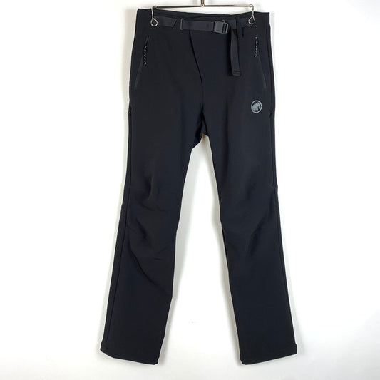 【中古品】【メンズ】 Mammut マムート WINTERFIELD SOFTSHELL PANTS 1021-01020 ウィンターフィールド ソフトシェル パンツ ボトムス 155-260331-ko-19-tei サイズ：M カラー：ブラック 万代Net店