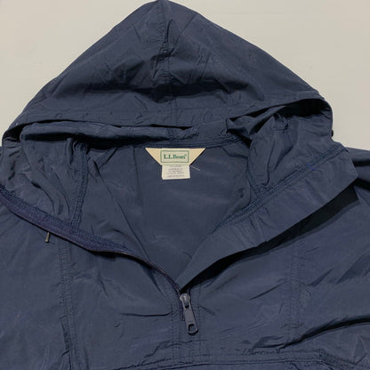 【中古品】【メンズ】 L.L.Bean エルエルビーン 80's-90's ANORAK PARKER VINTAGE BM94 80-90年代 アノラック パーカー ライトアウター ヴィンテージ 144-260330-ko-09-tei サイズ：L カラー：ネイビー 万代Net店