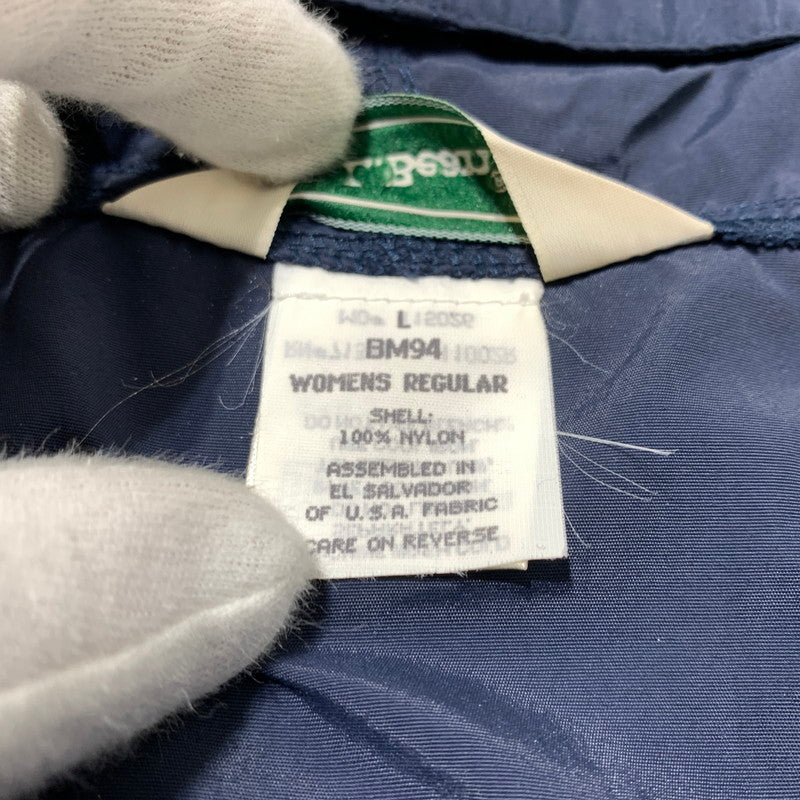 【中古品】【メンズ】 L.L.Bean エルエルビーン 80's-90's ANORAK PARKER VINTAGE BM94 80-90年代 アノラック パーカー ライトアウター ヴィンテージ 144-260330-ko-09-tei サイズ：L カラー：ネイビー 万代Net店