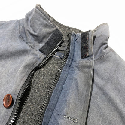 【現状渡し品】【メンズ】 POLO RALPH LAUREN ポロ・ラルフローレン 90's OILED JACKET 90年代 オイルジャケット アウター オイル コート 145-260330-ko-12-tei サイズ：XL カラー：グレー 万代Net店