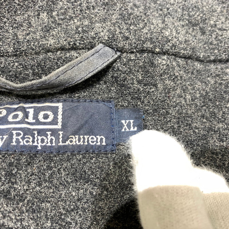 【現状渡し品】【メンズ】 POLO RALPH LAUREN ポロ・ラルフローレン 90's OILED JACKET 90年代 オイルジャケット アウター オイル コート 145-260330-ko-12-tei サイズ：XL カラー：グレー 万代Net店