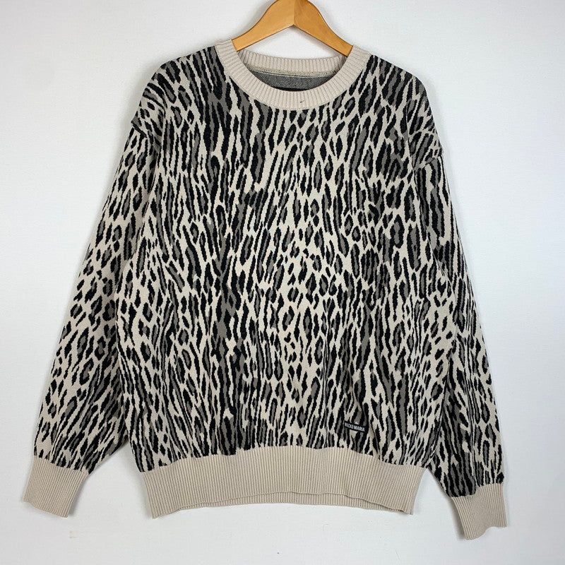 【中古品】【メンズ】 26SS LEOPARD JACQUARD SWEATER TYPE-2 26SS-WMK-KN17 レオパード ジャカード セーター トップス ニット 140-260331-ko-10-fuzh サイズ：M カラー：アイボリー 万代Net店
