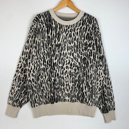 【中古品】【メンズ】 26SS LEOPARD JACQUARD SWEATER TYPE-2 26SS-WMK-KN17 レオパード ジャカード セーター トップス ニット 140-260331-ko-10-fuzh サイズ：M カラー：アイボリー 万代Net店