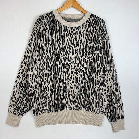 【中古品】【メンズ】 26SS LEOPARD JACQUARD SWEATER TYPE-2 26SS-WMK-KN17 レオパード ジャカード セーター トップス ニット 140-260331-ko-10-fuzh サイズ：M カラー：アイボリー 万代Net店