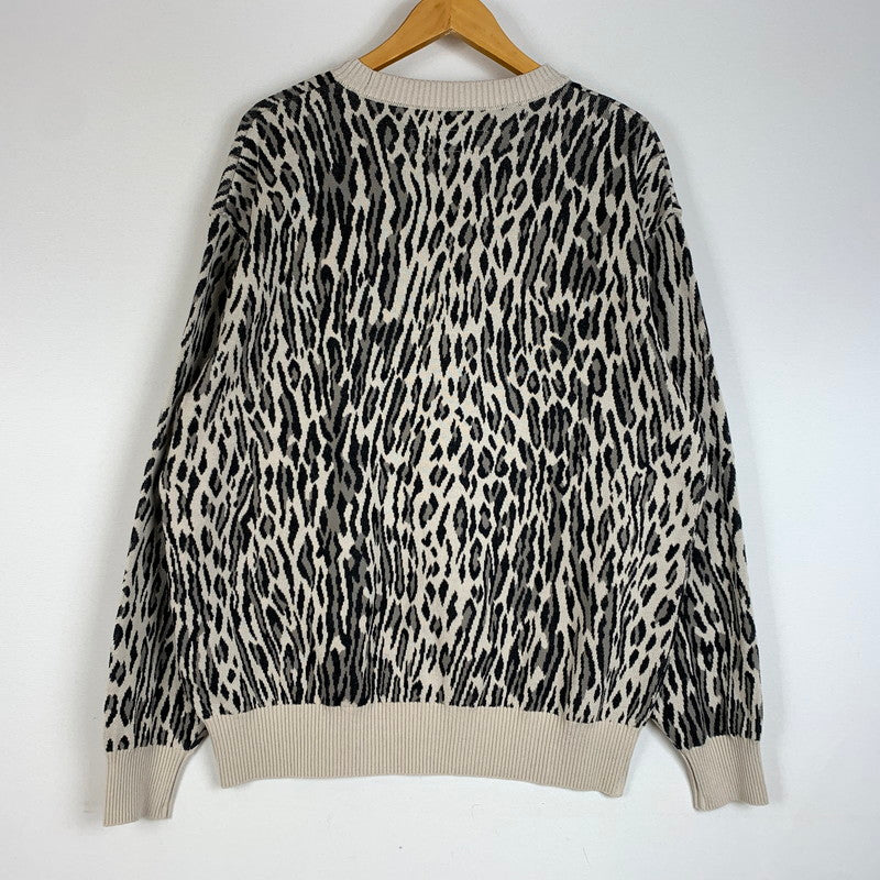 【中古品】【メンズ】 26SS LEOPARD JACQUARD SWEATER TYPE-2 26SS-WMK-KN17 レオパード ジャカード セーター トップス ニット 140-260331-ko-10-fuzh サイズ：M カラー：アイボリー 万代Net店