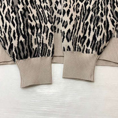【中古品】【メンズ】 26SS LEOPARD JACQUARD SWEATER TYPE-2 26SS-WMK-KN17 レオパード ジャカード セーター トップス ニット 140-260331-ko-10-fuzh サイズ：M カラー：アイボリー 万代Net店
