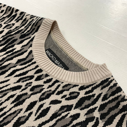 【中古品】【メンズ】 26SS LEOPARD JACQUARD SWEATER TYPE-2 26SS-WMK-KN17 レオパード ジャカード セーター トップス ニット 140-260331-ko-10-fuzh サイズ：M カラー：アイボリー 万代Net店