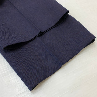 【中古品】【メンズ】 DORMEUIL PLEATED TROUSERS ドーメル プリーツ トラウザー ボトムス スラックスパンツ 151-260331-ko-24-fuzh サイズ：M カラー：ネイビー/パープル系 万代Net店