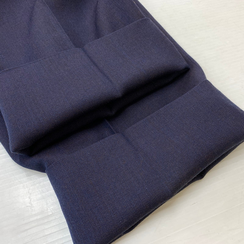 【中古品】【メンズ】 DORMEUIL PLEATED TROUSERS ドーメル プリーツ トラウザー ボトムス スラックスパンツ 151-260331-ko-24-fuzh サイズ：M カラー：ネイビー/パープル系 万代Net店