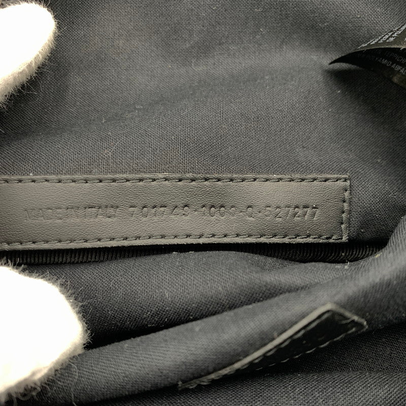 【中古品】【メンズ】 BALENCIAGA バレンシアガ EXPLORER EMBRO BELTPACK 701749 エクスプローラー エンブロ ベルトパック カバン ボディバッグ 180-260404-ko-03-tei カラー：ブラック 万代Net店