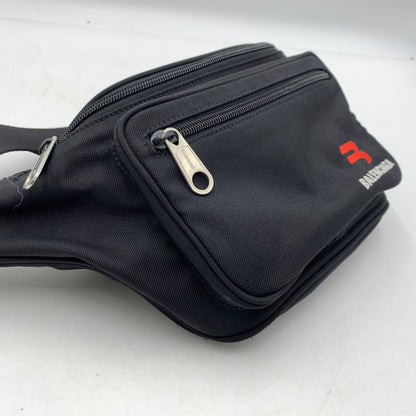 【中古品】【メンズ】 BALENCIAGA バレンシアガ EXPLORER EMBRO BELTPACK 701749 エクスプローラー エンブロ ベルトパック カバン ボディバッグ 180-260404-ko-03-tei カラー：ブラック 万代Net店