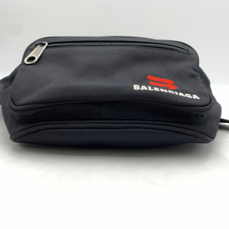 【中古品】【メンズ】 BALENCIAGA バレンシアガ EXPLORER EMBRO BELTPACK 701749 エクスプローラー エンブロ ベルトパック カバン ボディバッグ 180-260404-ko-03-tei カラー：ブラック 万代Net店
