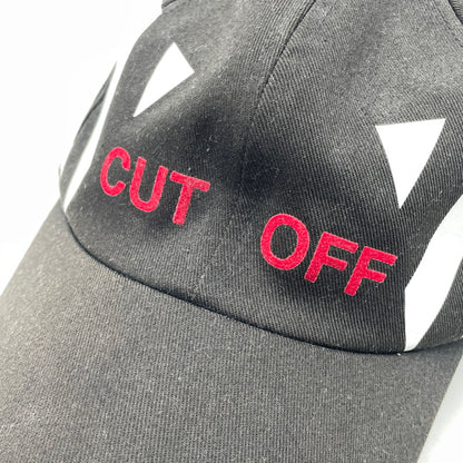 【中古品】【メンズ】 OFFWHITE off-white 16aw オフホワイト CUT OFF CAP カットオフキャップ 帽子 185-260809-nm-57-tei カラー：ブラック 万代Net店