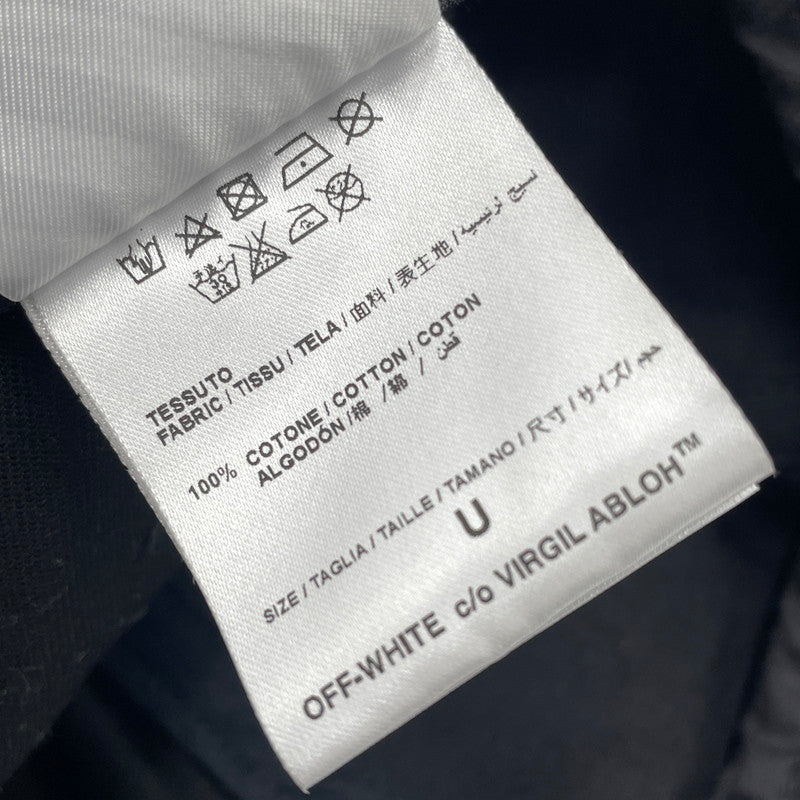 【中古品】【メンズ】 OFFWHITE off-white 16aw オフホワイト CUT OFF CAP カットオフキャップ 帽子 185-260809-nm-57-tei カラー：ブラック 万代Net店