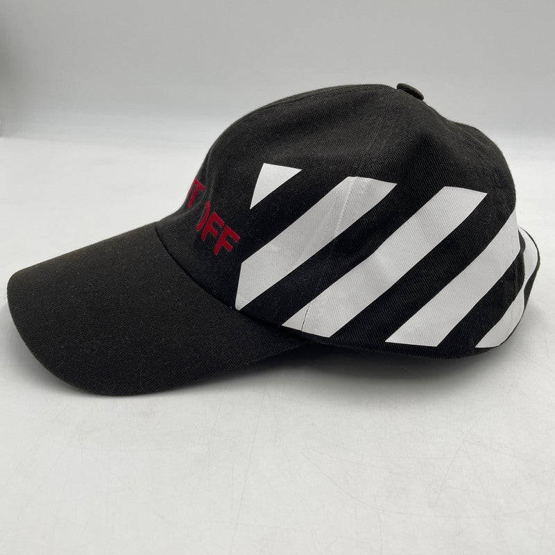 【中古品】【メンズ】 OFFWHITE off-white 16aw オフホワイト CUT OFF CAP カットオフキャップ 帽子 185-260809-nm-57-tei カラー：ブラック 万代Net店