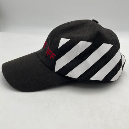【中古品】【メンズ】 OFFWHITE off-white 16aw オフホワイト CUT OFF CAP カットオフキャップ 帽子 185-260809-nm-57-tei カラー：ブラック 万代Net店