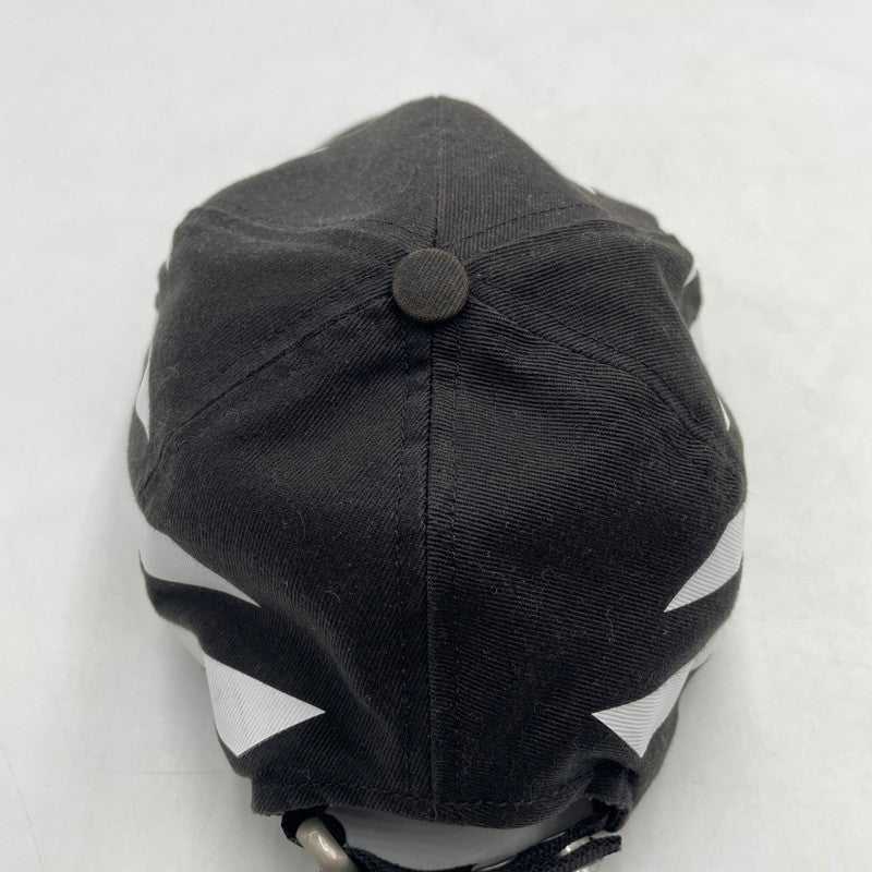 【中古品】【メンズ】 OFFWHITE off-white 16aw オフホワイト CUT OFF CAP カットオフキャップ 帽子 185-260809-nm-57-tei カラー：ブラック 万代Net店