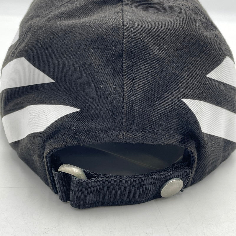 【中古品】【メンズ】 OFFWHITE off-white 16aw オフホワイト CUT OFF CAP カットオフキャップ 帽子 185-260809-nm-57-tei カラー：ブラック 万代Net店