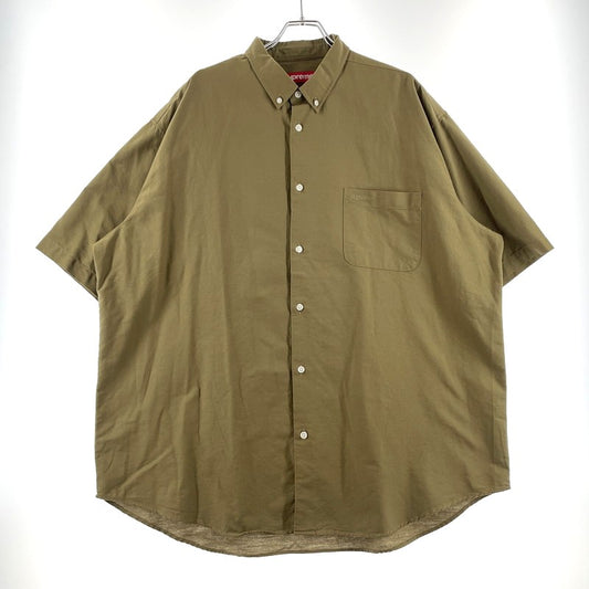【中古品】【メンズ】 24SS LOOSEFIT OXFORD SHIRT ルーズフィット オックスフォード シャツ 半袖 トップス 149-260404-yo-11-fuzh サイズ：XXL カラー：Olive 万代Net店