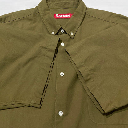 【中古品】【メンズ】 24SS LOOSEFIT OXFORD SHIRT ルーズフィット オックスフォード シャツ 半袖 トップス 149-260404-yo-11-fuzh サイズ：XXL カラー：Olive 万代Net店