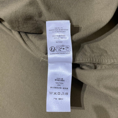 【中古品】【メンズ】 24SS LOOSEFIT OXFORD SHIRT ルーズフィット オックスフォード シャツ 半袖 トップス 149-260404-yo-11-fuzh サイズ：XXL カラー：Olive 万代Net店