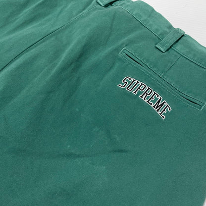 【中古品】【メンズ】 Supreme シュプリーム 24AW ARCLOGO CHINO PANT アーチロゴ チノパンツ ボトムス 149-260404-yo-01-tei サイズ：38 カラー：グリーン 万代Net店